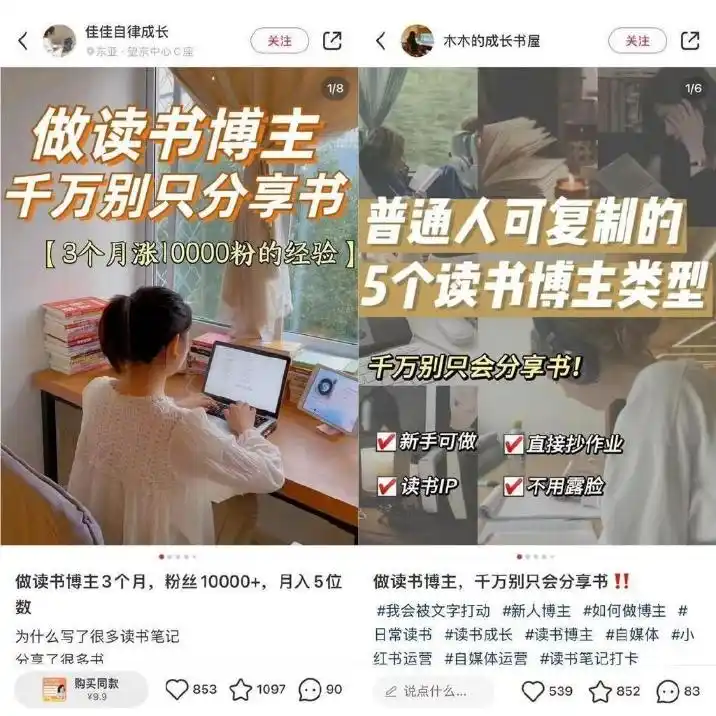 读书博主月入过万_读书博主行业现状_小红书上的博主赚钱吗