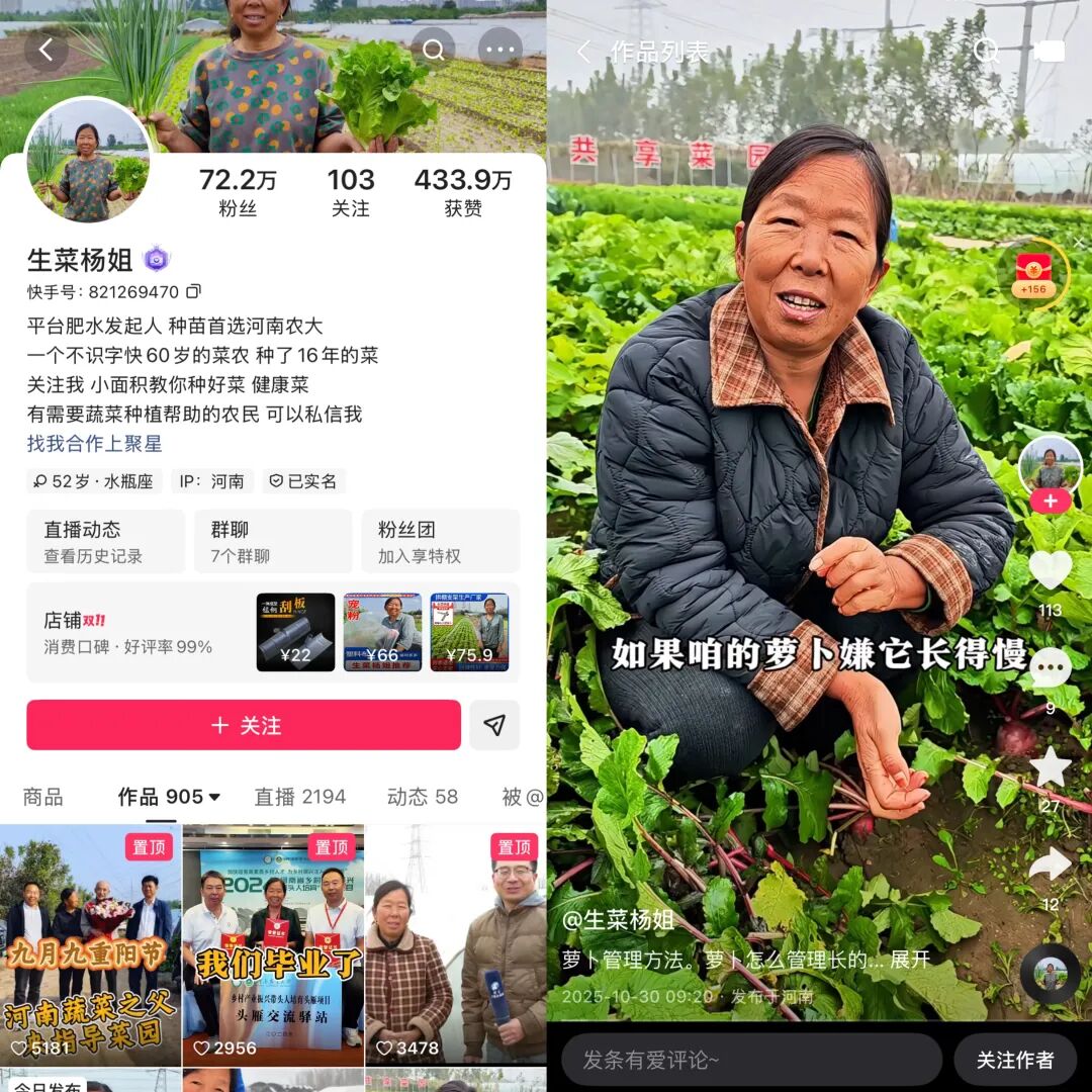 快手带货开通需要什么条件_快手三农创作者生态_西北刀客公益护农案例